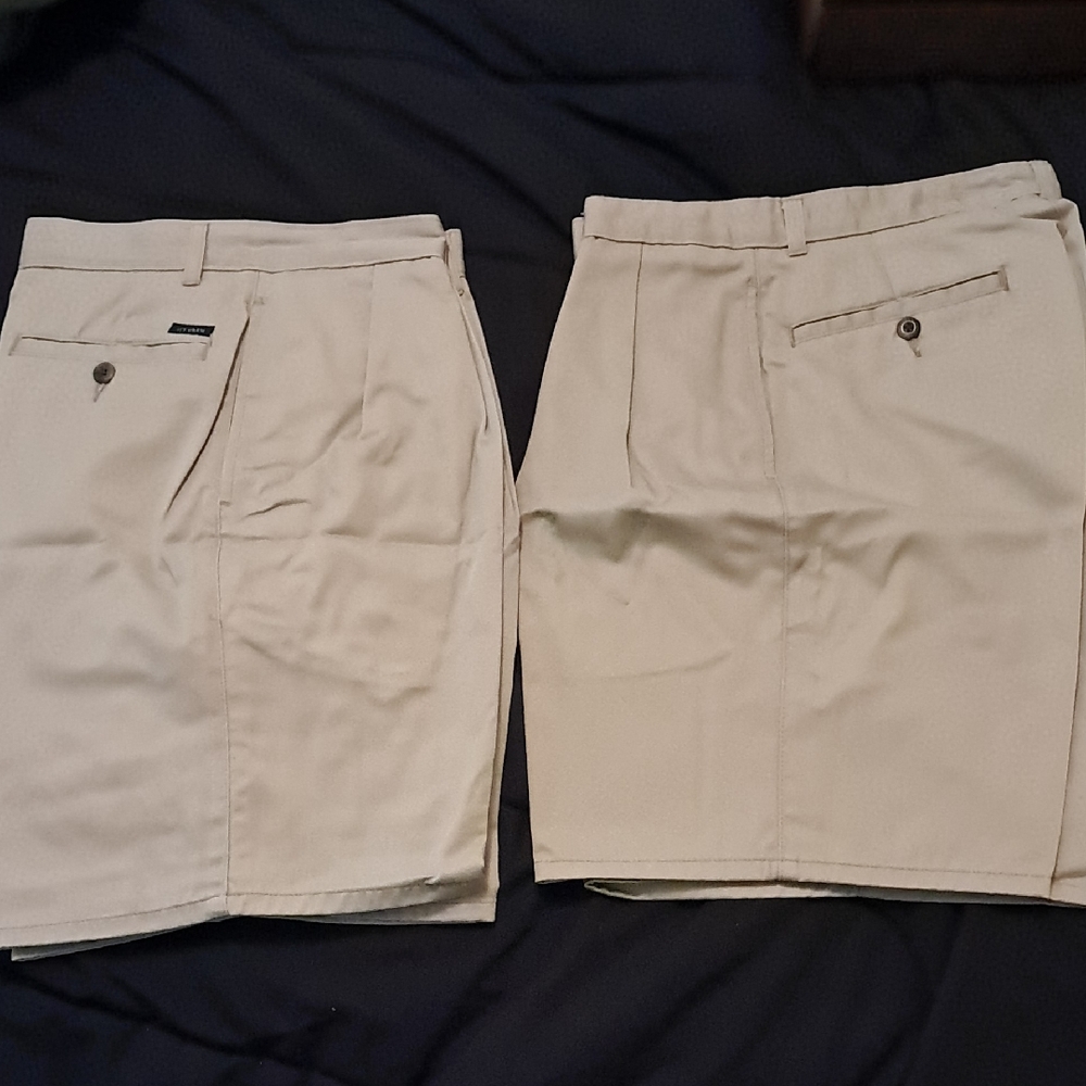 Ivy Crew Men's Tan Shorts (Set Of 2)